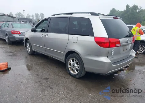 2004 Toyota Sienna Le из США, поврежденный, VIN 5TDBA23C84S007756